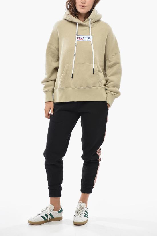  팜앤젤스 후드 티셔츠 PWBB023 S23FLE004 6110 27 Beige - PALM ANGELS