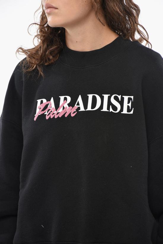  팜앤젤스 긴팔 티셔츠 PWBA017 S23FLE005 1001 27 Black - PALM ANGELS