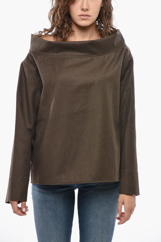  슈퍼 블론드 스웨터 LSSHIRTVEK Brown