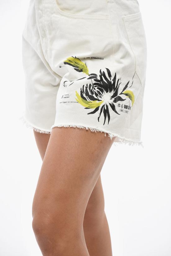  마르셀로 불론 데님 숏팬츠 CWYC008 S20DEN002 0110 23 White - MARCELO BURLON