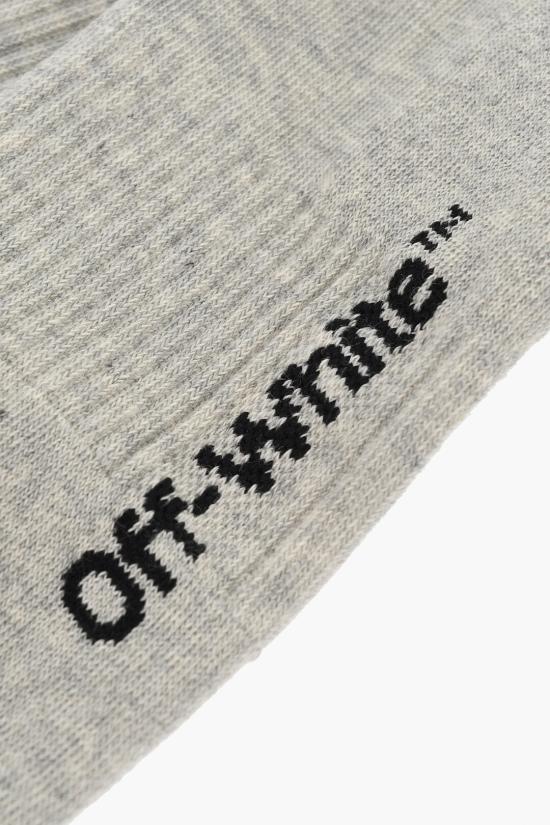  오프화이트 양말 OMRA024E20KNI0010610 Gray - OFF WHITE