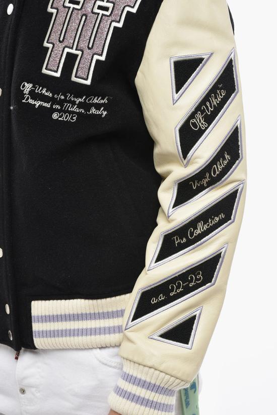  오프화이트 봄버 자켓 OWEH020S23FAB0011036 Black - OFF WHITE