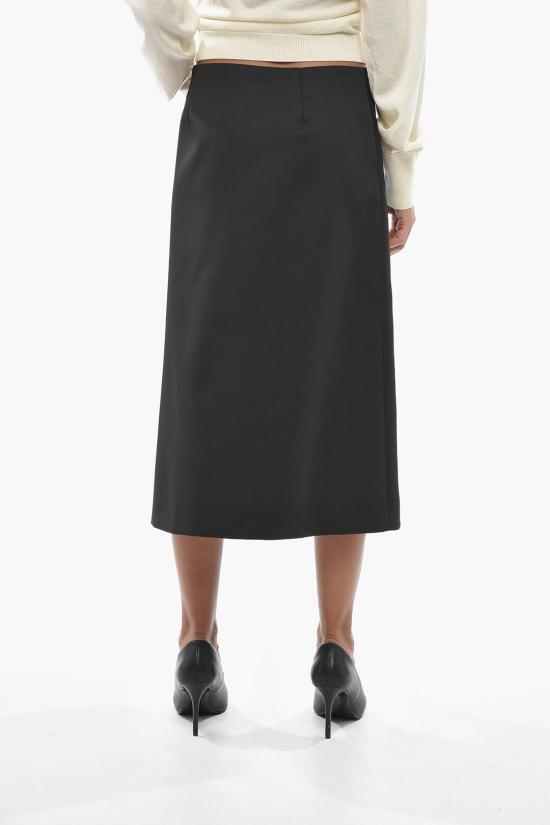  막스마라 롱 스커트 BIADA 0 003 30 Black - MAX MARA