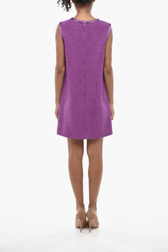 돌체앤가바나 숏 원피스 F6TLKT FMTAC F0571 Violet - DOLCE & GABBANA