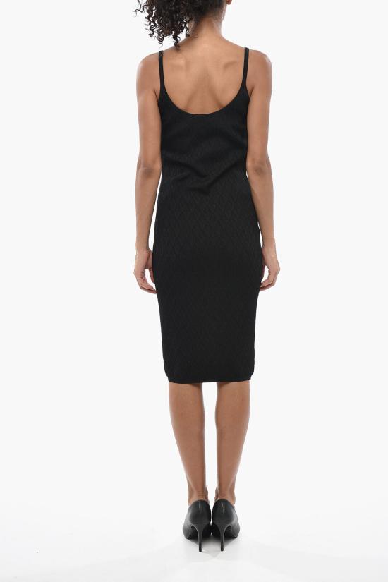  베르사체 숏 원피스 10113961A159781B000 Black - VERSACE