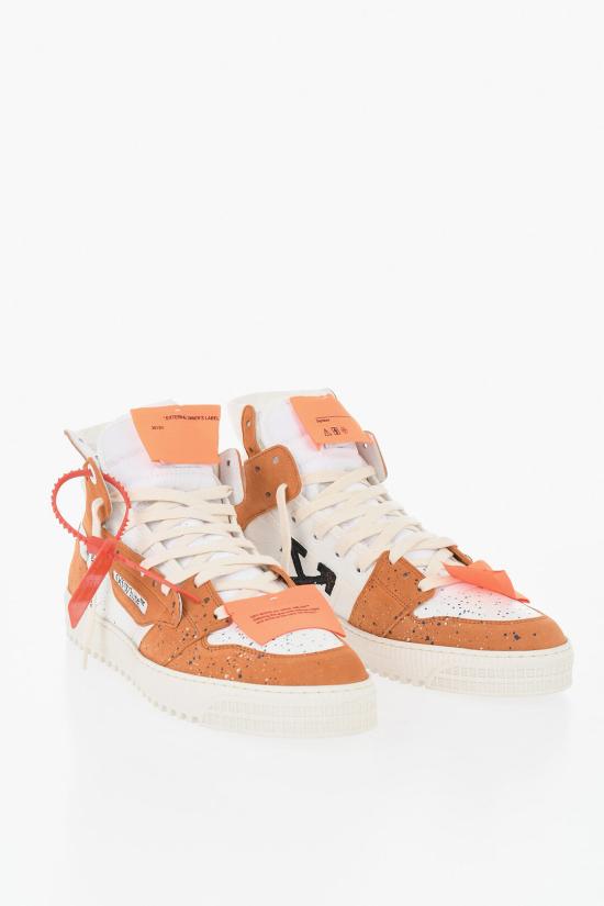  오프화이트 스니커즈 OMIA065G20LEA0010120 Arancio Bianco