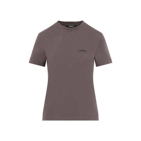 26FW 자크뮈스 그로그랭 로고 솟슬리브 티셔츠 TSW00550AJ00029 850 BROWN - JACQUEMUS