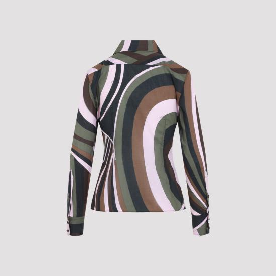 26FW 푸찌 셔츠 6URJ25 6U754 012 KHAKI PINK - PUCCI