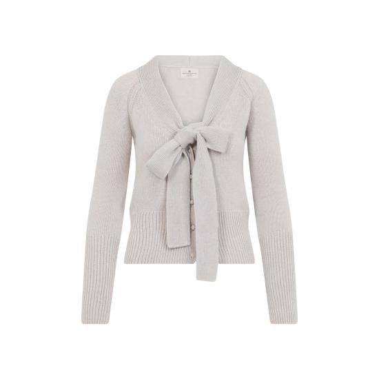 26FW 에르마노 설비노 가디건 D495N728IWN 41116 ALMOND - ERMANNO SCERVINO