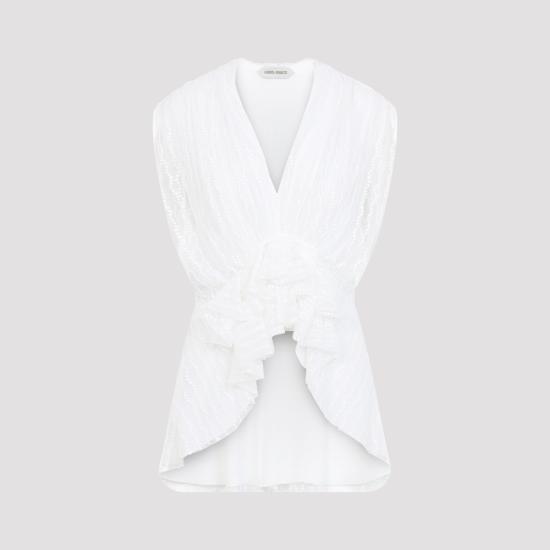 26FW 알베르타 페레티 탑 A08055120 0002 BIANCO - ALBERTA FERRETTI