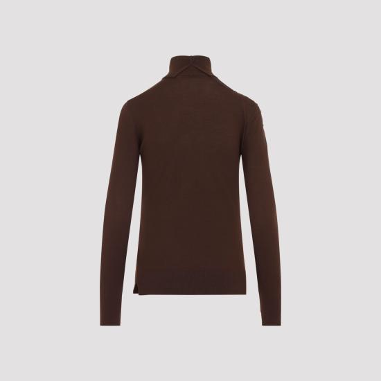 26FW 에르마노 설비노 터틀넥 D495M310EAPATL 91118 CHESTNUT - ERMANNO SCERVINO