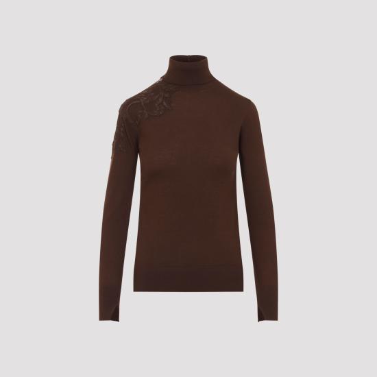26FW 에르마노 설비노 터틀넥 D495M310EAPATL 91118 CHESTNUT