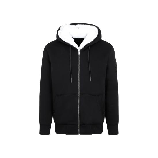 26FW 무스너클 클래식 버니 3 후드 집업 M32MS600 244 BLACK WHITE - MOOSE KNUCKLES