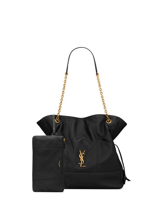 26FW 생로랑 제이미 토트 램스킨 809824 AAB32 1000 NERO - SAINT LAURENT