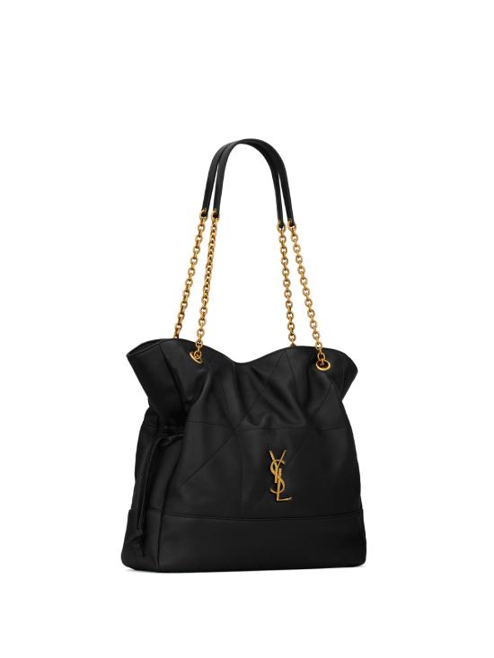 26FW 생로랑 제이미 토트 램스킨 809824 AAB32 1000 NERO - SAINT LAURENT