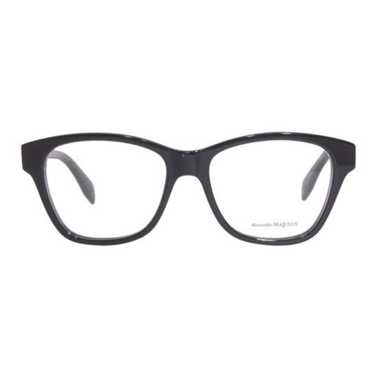  알렉산더 맥퀸 안경 AM0306 O004 스퀘어 풀림 안경 블랙 - ALEXANDER MCQUEEN