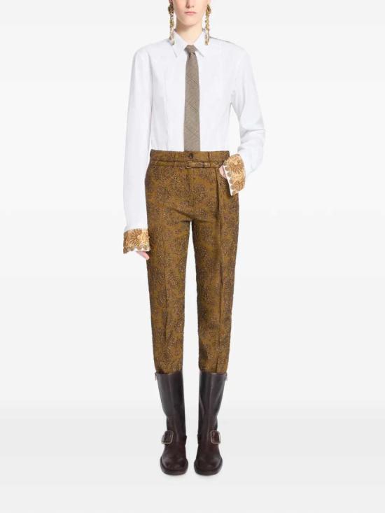 26FW 드리스 반 노튼 넥타이 2620116004905 MUSTARD 203 - DRIES VAN NOTEN