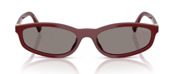 26FW 미우미우 타원형 프레임 선글라스 MUA06S21I80Q BURGUNDY