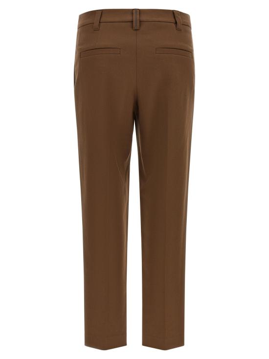  브루넬로 쿠치넬리 팬츠 LDMP126P8703C9812 BROWN - BRUNELLO CUCINELLI