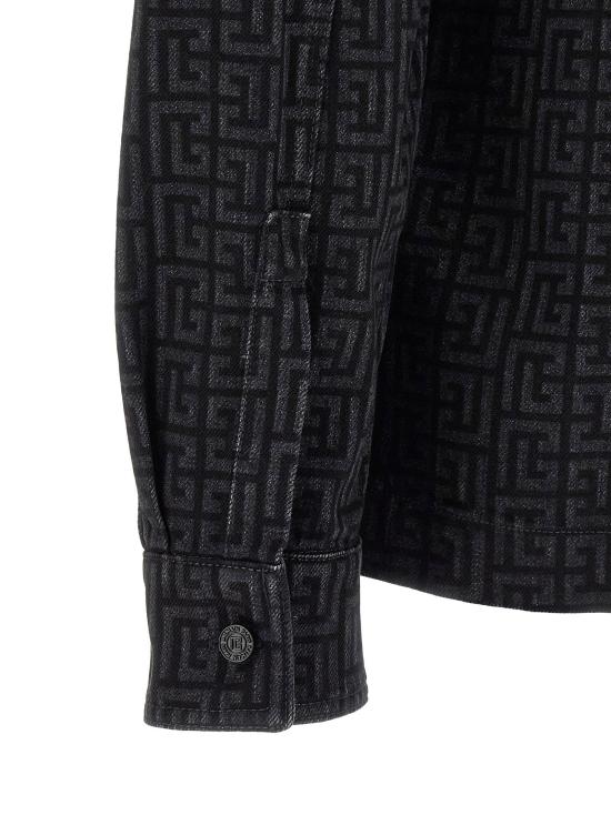  발망 자켓 LDHH1HC160DG40ELR BLACK - BALMAIN