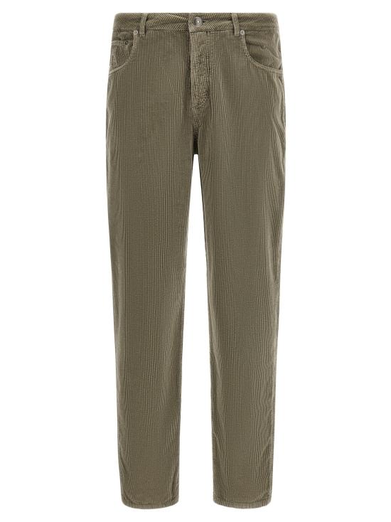  브루넬로 쿠치넬리 팬츠 LDM280NF1012CMX48 OLIVE GREEN