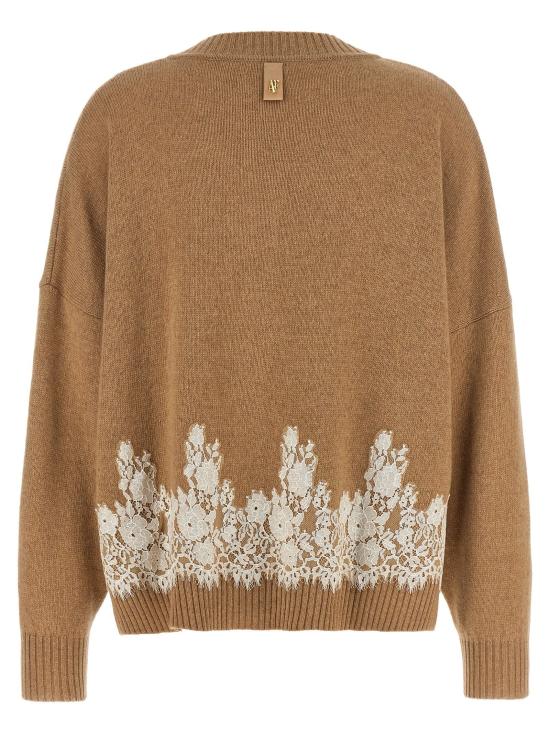  알베르타 페레티 가디건 LDA091166010091 CAMEL - ALBERTA FERRETTI