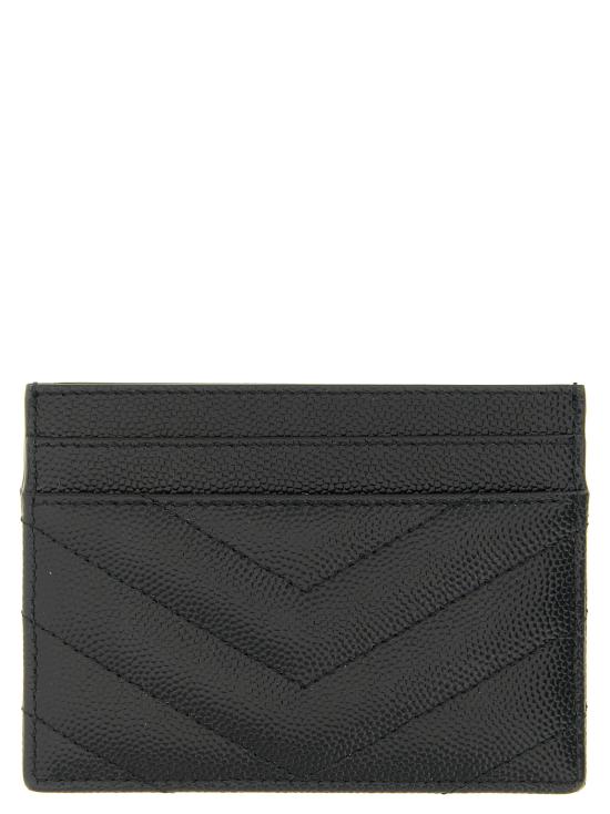 26FW 생로랑 카산드라 마틀라세 카드 케이스 423291BOW081000 Black - SAINT LAURENT