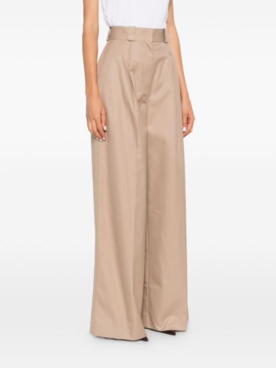  발렌시아가 하이웨스트 플리츠 팬츠 872311TKP079577 P26 BEIGE - BALENCIAGA