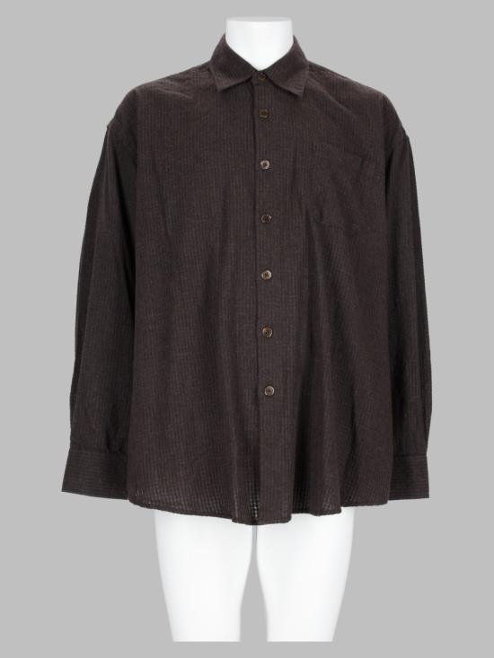 26FW 아워레가시 긴팔 셔츠 M4262BTC TRUFFLECHECKGRIDCLOTH BROWN