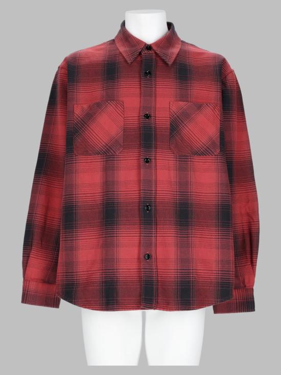 26FW 아워레가시 긴팔 셔츠 M4262WBC BISONCHECKRANCHCOTTON RED