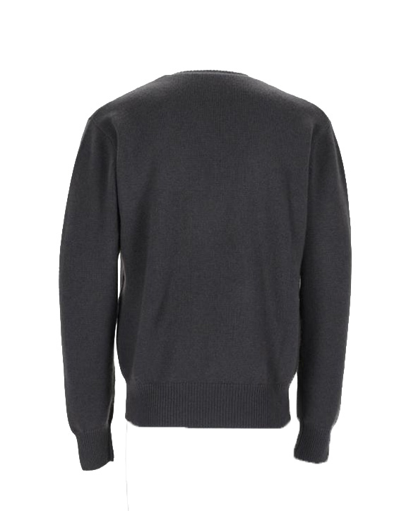 26FW 르메르 캐시미어 브이넥 스웨터 PO0044 LK1062BK502 CHARCOAL - LEMAIRE