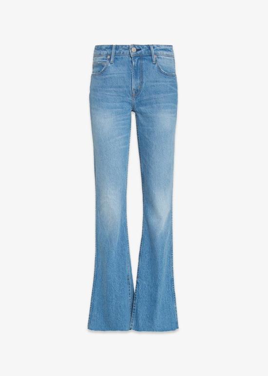  노엔드 데님 데님 팬츠 그레이스 미드라이즈 플레어 진 브룩 폰드 - NOEND DENIM