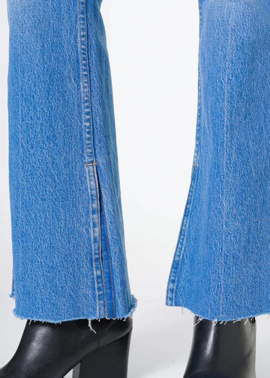  노엔드 데님 데님 팬츠 그레이스 미드라이즈 플레어 진 브룩 폰드 - NOEND DENIM