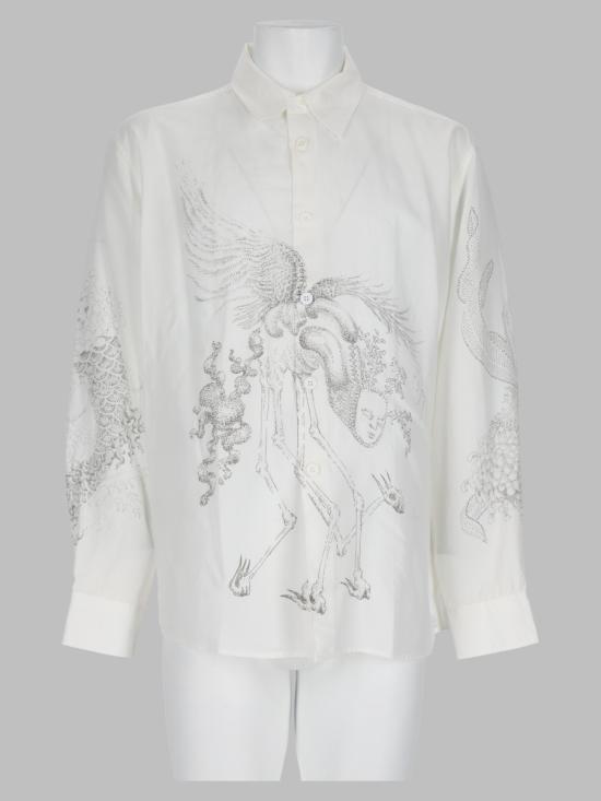 26FW 아워레가시 긴팔 셔츠 M4262BPA POINTILLISMALLEGORYPRINT WHITE