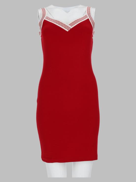 26FW 베르사체 원피스 1025984 1A187121RB30 RED