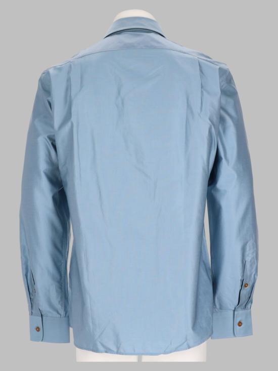 26FW 비비안웨스트우드 크랄 자카드 긴팔 셔츠 24010005 W01JPK403 BLUE - VIVIENNE WESTWOOD