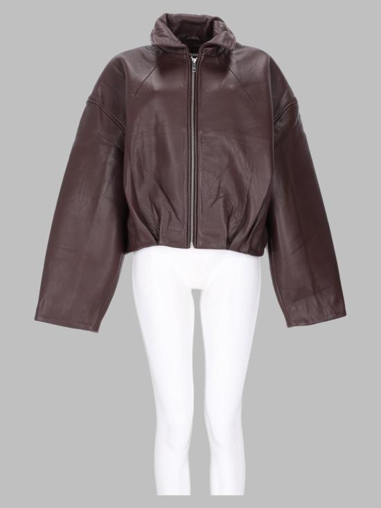 26FW 로테이트 가죽 자켓 1165741667 1667 BROWN