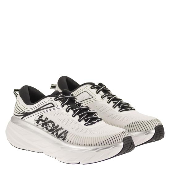 26FW 호카 본디 7 1110519 WHITE BLACK - HOKA