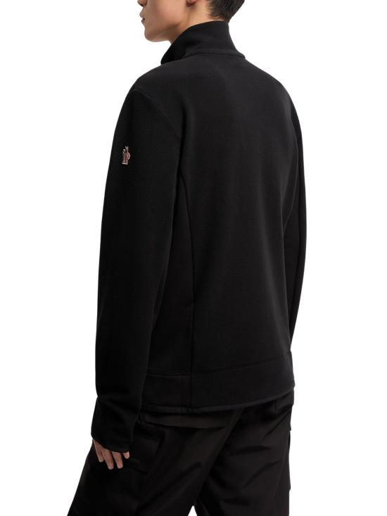 26FW 몽클레어 하프집 플리스 스웨트셔츠 8G0001980093 999 BLACK - MONCLER
