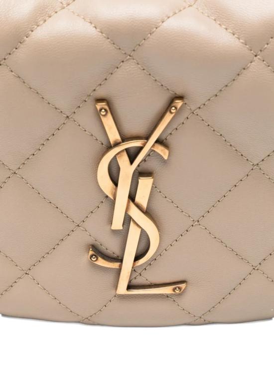  생로랑 이카리노 퀼티드 나파 토트백 851689 AAANG2721 BEIGE - SAINT LAURENT