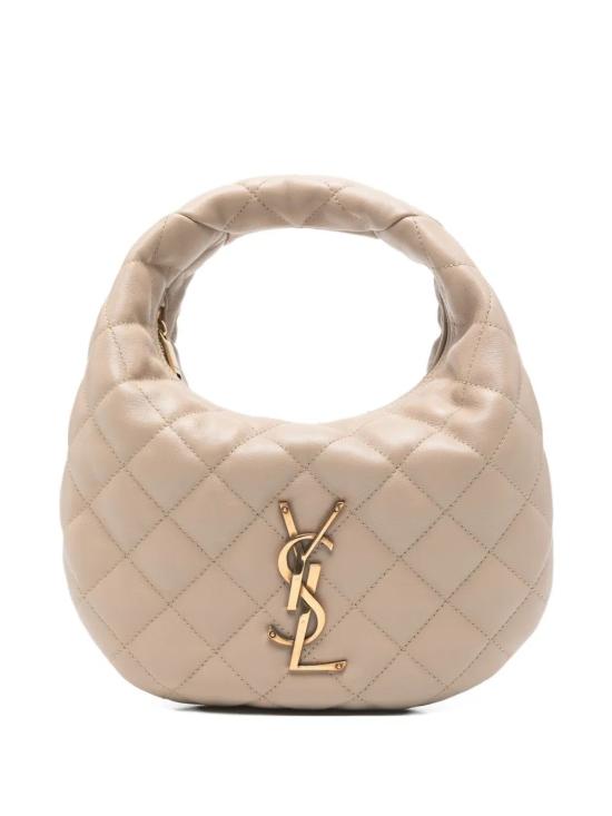  생로랑 이카리노 퀼티드 나파 토트백 851689 AAANG2721 BEIGE - SAINT LAURENT