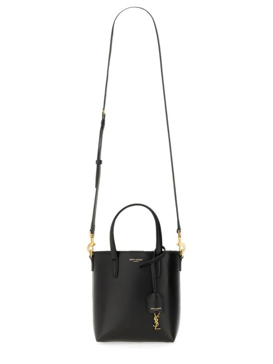  생로랑 박스 레더 미니 토이 토트백 773995 AADDI1000 BLACK - SAINT LAURENT