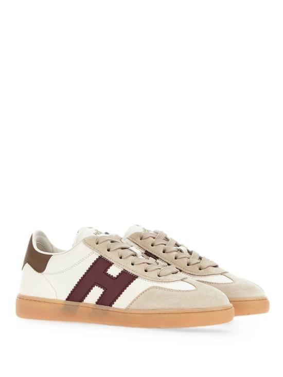 26FW 호간 스니커즈 HXW6470FB60UHC964Q BIANCO BORDEAUX - HOGAN