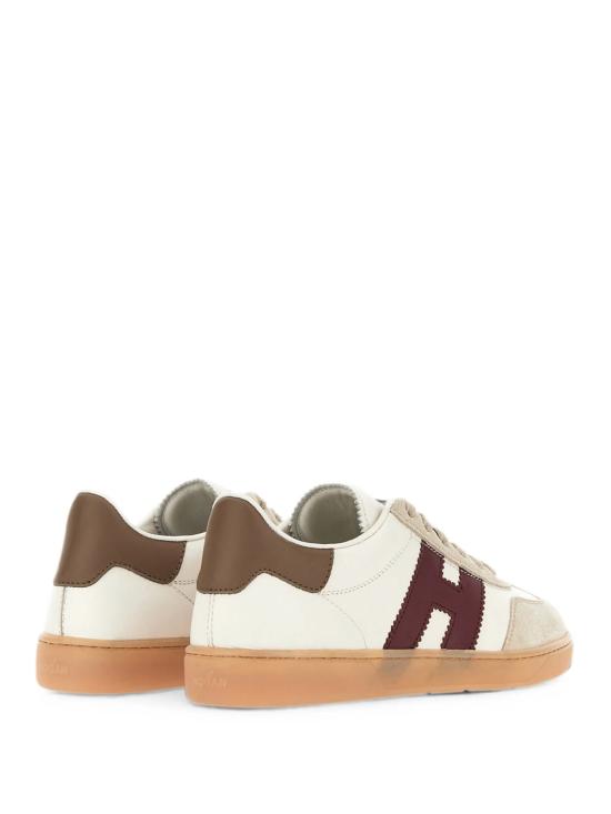 26FW 호간 스니커즈 HXW6470FB60UHC964Q BIANCO BORDEAUX - HOGAN