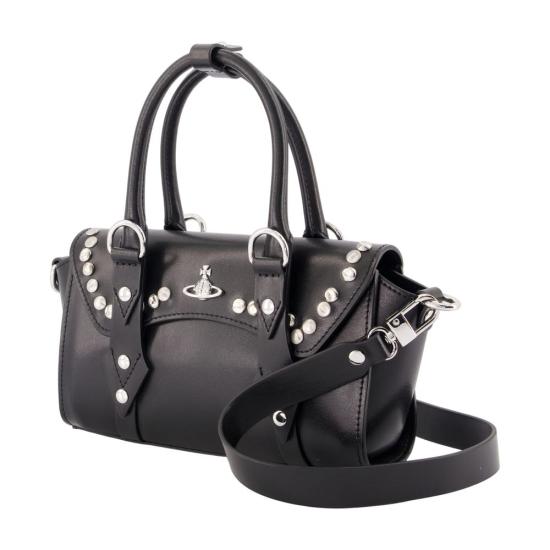 26FW 비비안웨스트우드 베띠나 미니 크로스바디 탑핸들 백 4803001PWL002VN402 BLACK - VIVIENNE WESTWOOD