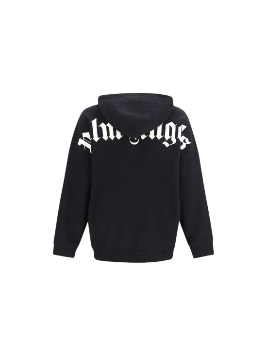 26FW 팜앤젤스 후드 티셔츠 PAMBB002FL001 1003 BLACK - PALM ANGELS