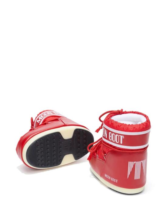 25FW 문부츠 아이콘 나일론 로우 부츠 1409340 D001 RED - MOON BOOT