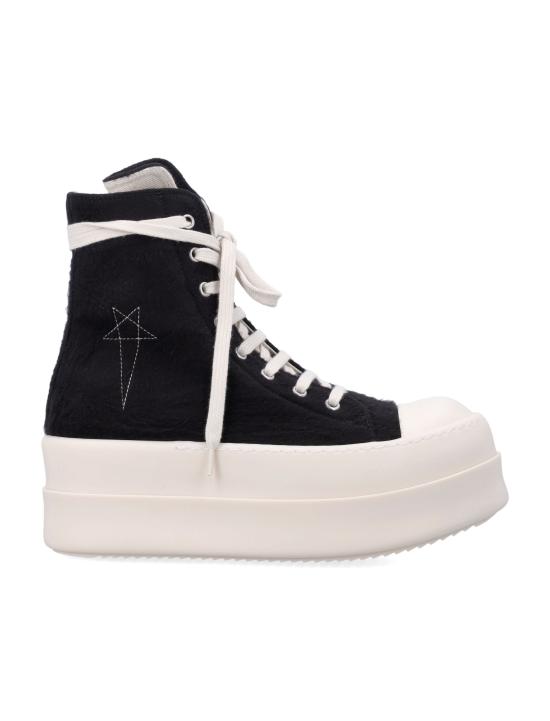 26FW 릭 오웬스 다크쉐도우 코튼 캔버스 스니커즈 DS02F6831BMOEM89811 NERO