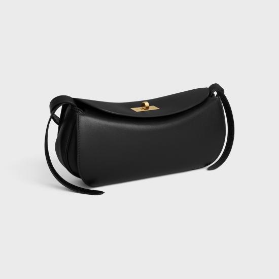 26FW 셀린느 리틀 핫 독 백 123542J80 38NO BLACK - CELINE