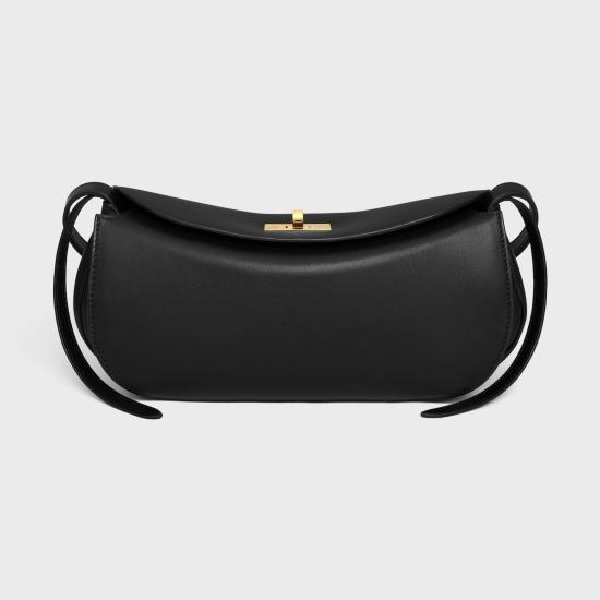26FW 셀린느 리틀 핫 독 백 123542J80 38NO BLACK
